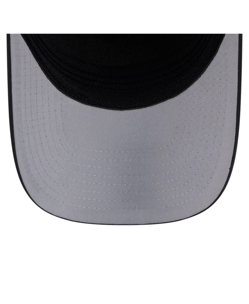 Men's Charcoal/Black Vegas Golden Knights 2-Tone Featherweight 39THIRTY A-Frame M-Crown Flex Hat