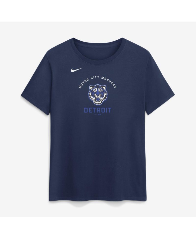 Women's Navy Detroit Tigers City Connect Arch T-Shirt