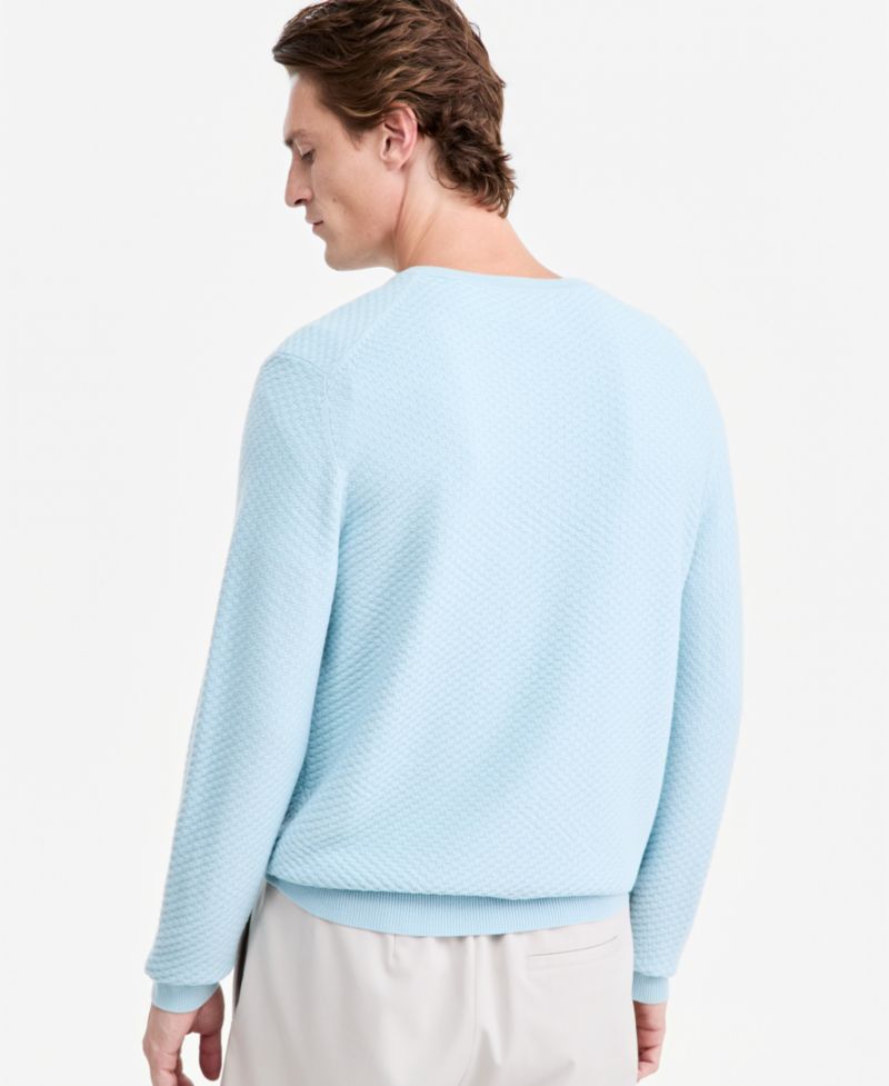 Men's V-Neck Merino-Blend Sweater