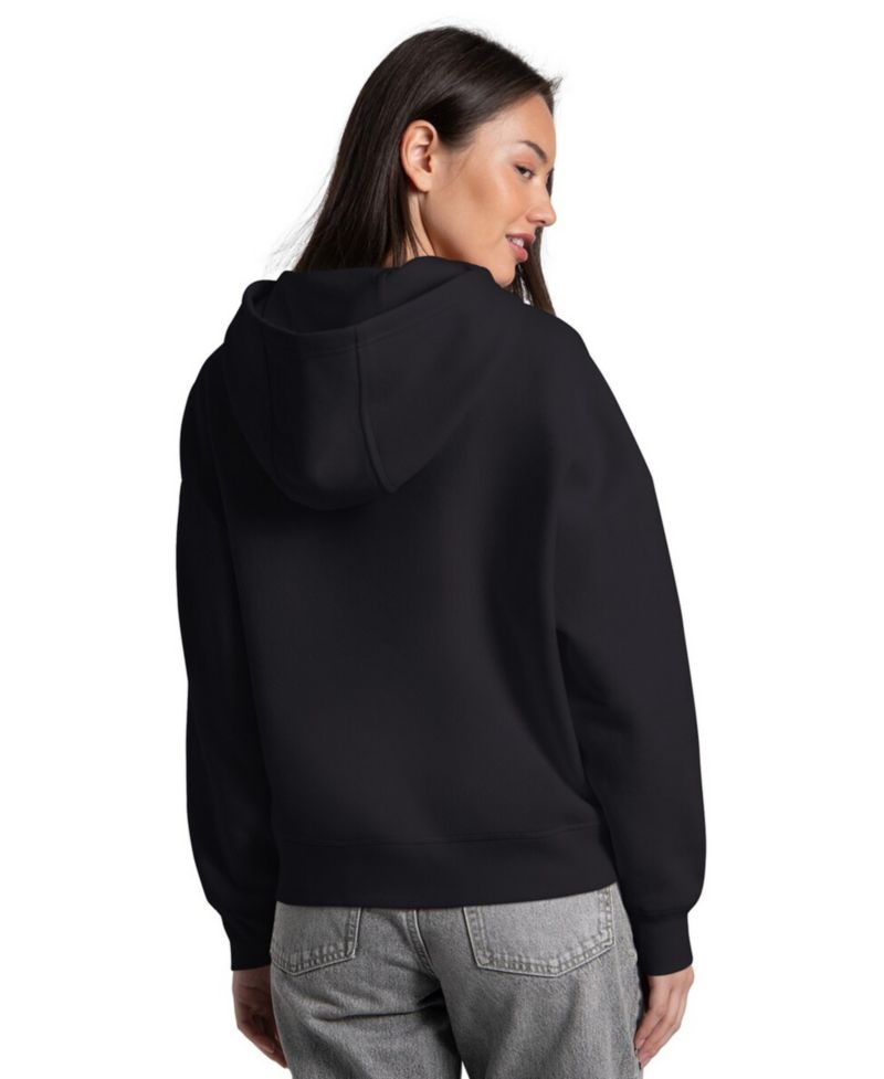 Women's Black Washington Commanders Rhinestone Relaxed Hoodie