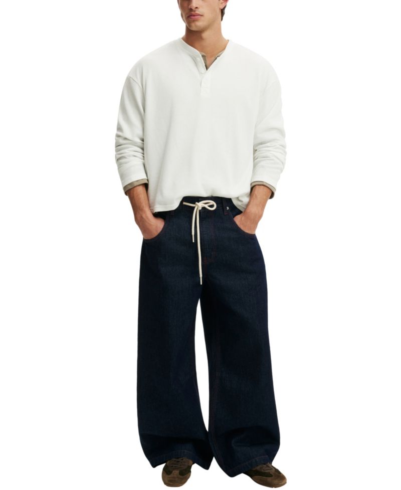 Men's Y2K Super Baggy Wide-Leg Jeans