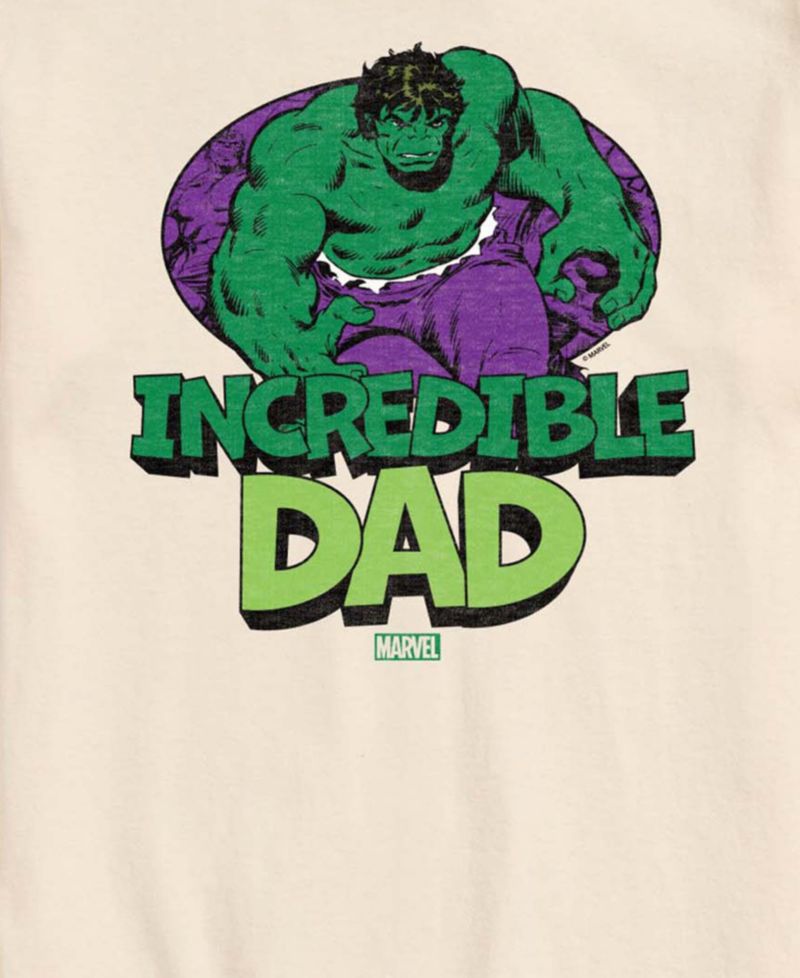 Men's The Hulk Incredible Dad Short-Sleeve Graphic T-Shirt