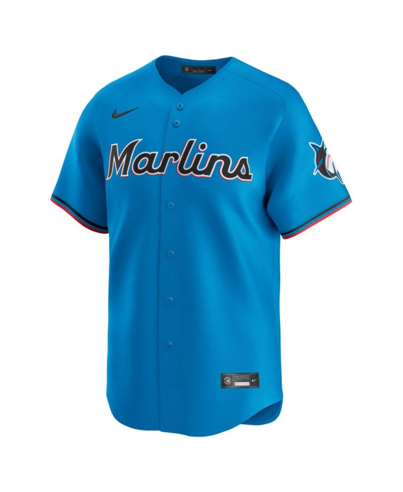 Men's Blue Miami Marlins Limited Jersey