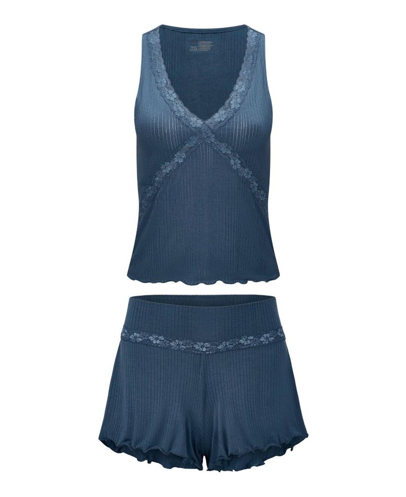 Women's August Sleeveless Tank and Short PJ Set