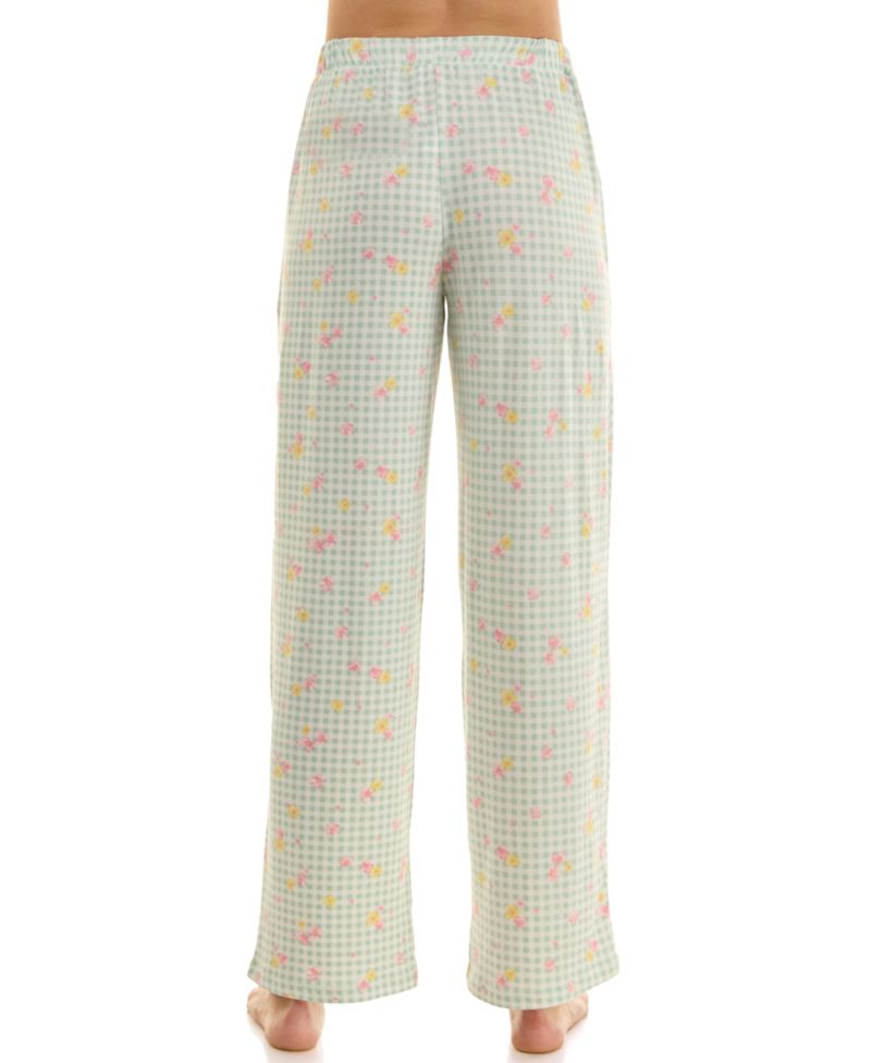 Women's Open Leg Mid-Rise Sleep Pants