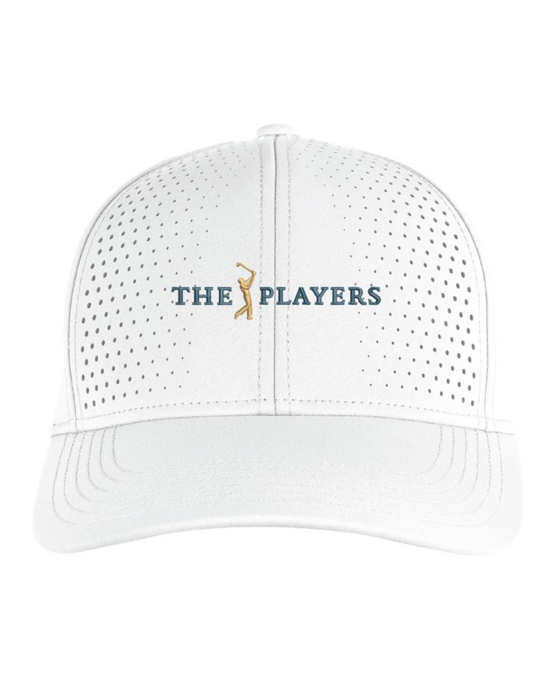Men's White THE PLAYERS Goldman Airflow Adjustable Hat