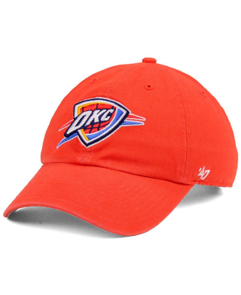 Oklahoma City Thunder NBA CLEAN UP Strapback Cap