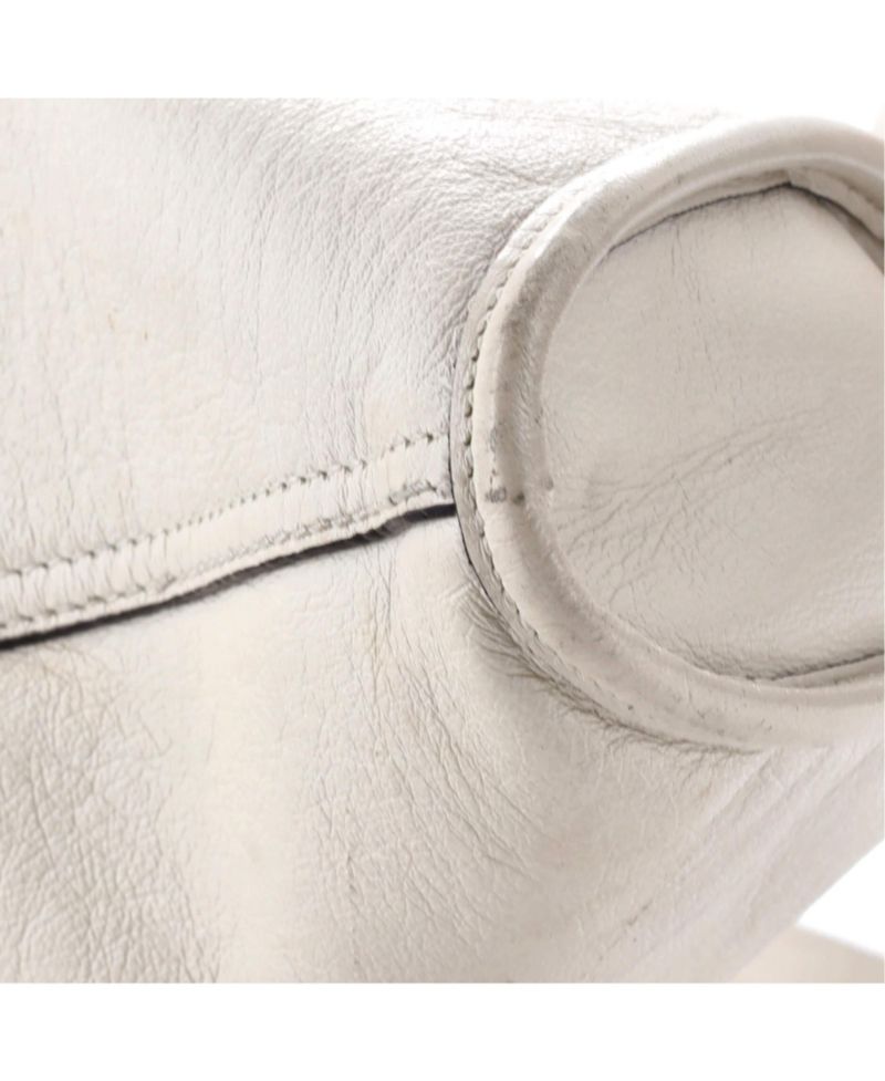 Large Rajah Chain Tote Leather