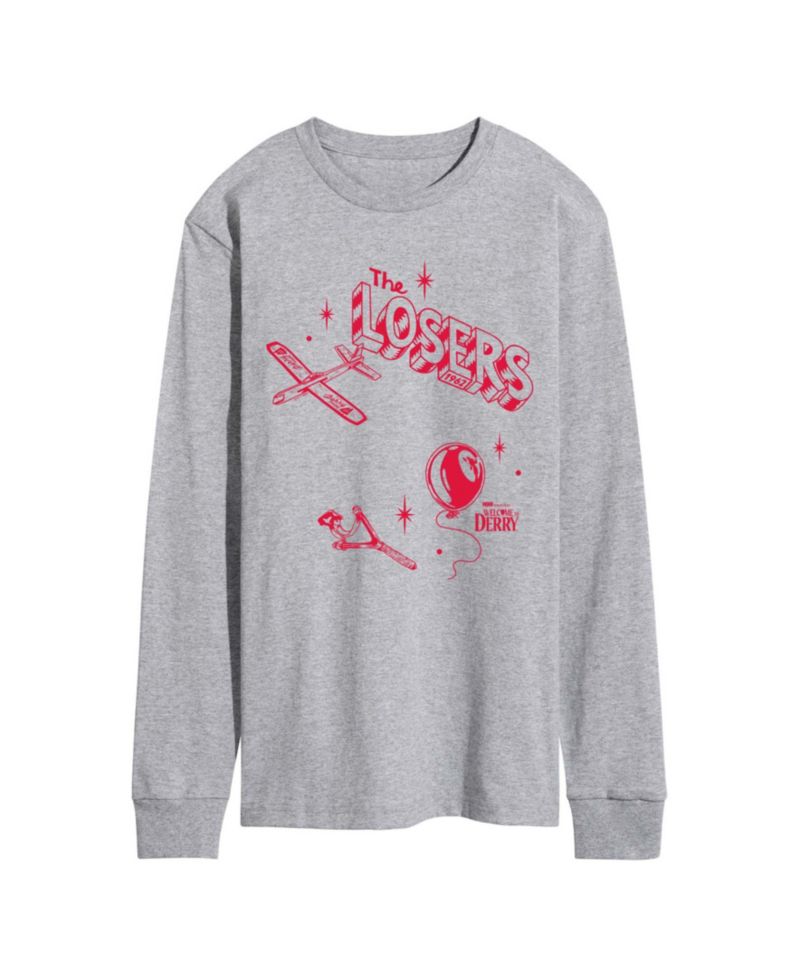 Men's Welcome to Derry The Losers Long-Sleeve Graphic T-Shirt