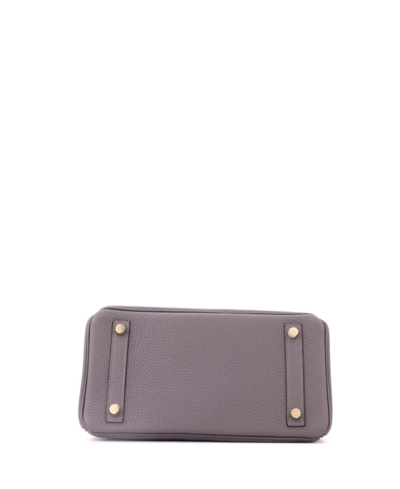Birkin 25 Handbag Grey Togo with Gold Hardware