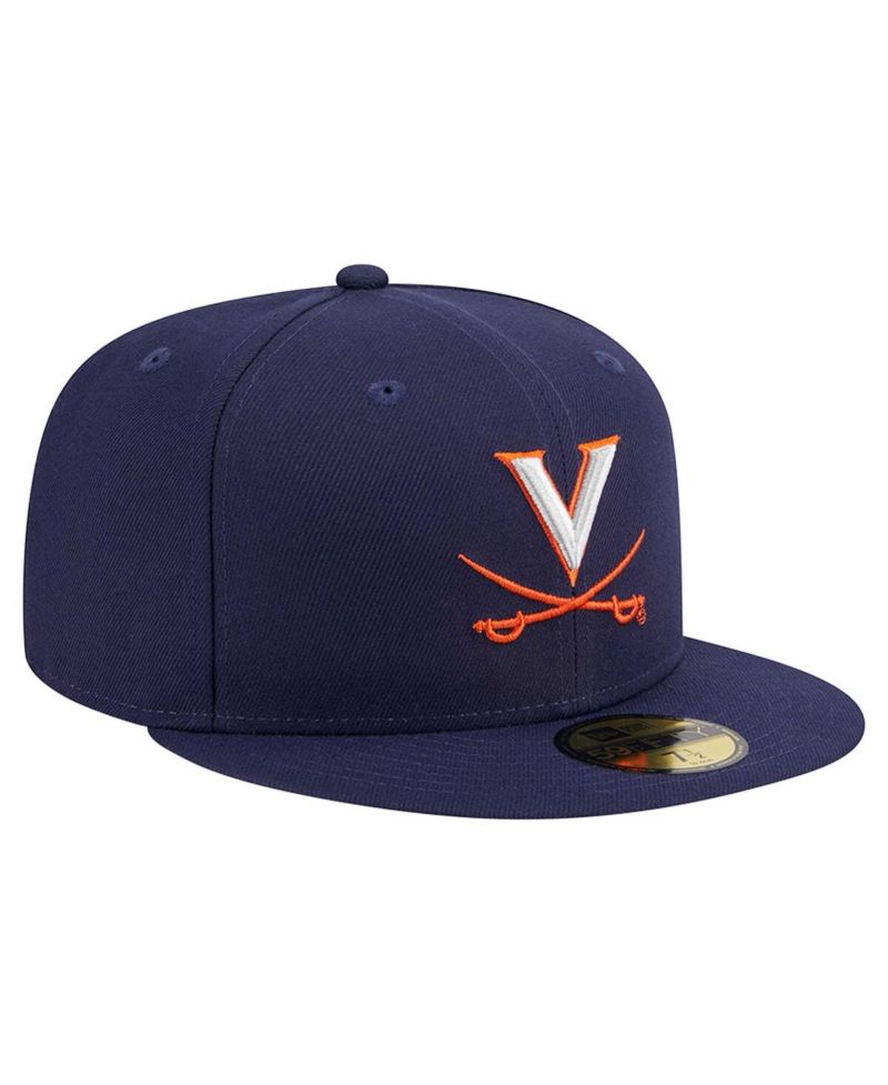 Men's Navy Virginia Cavaliers 59FIFTY Fitted Hat