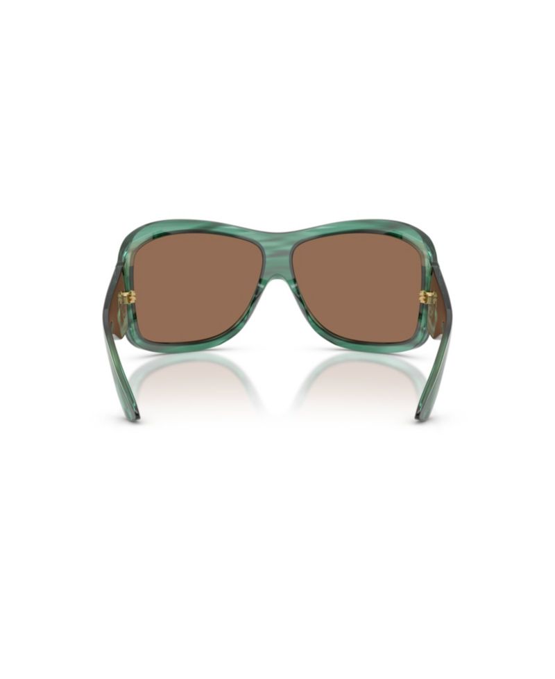 Oversized Retro Runway Wrap Sunglasses TY5019