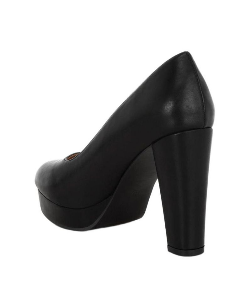 Women's Damsor Faux Leather Block Heel Pumps