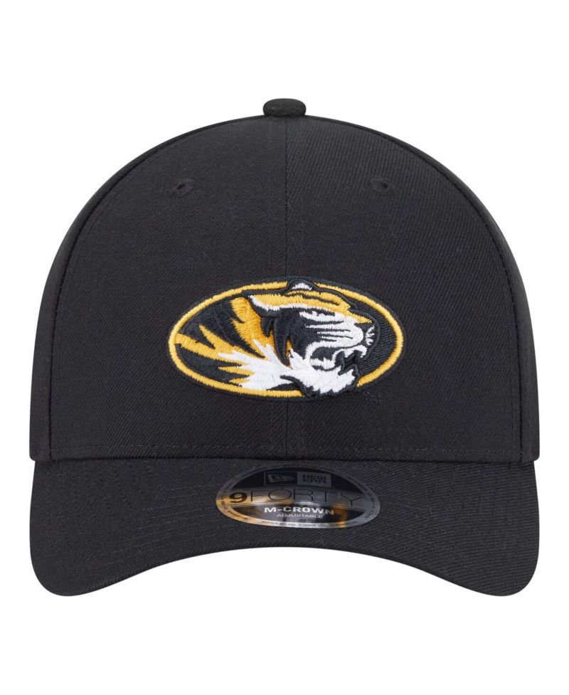 Men's Black Missouri Tigers Team Collective 9FORTY M-Crown Adjustable Hat