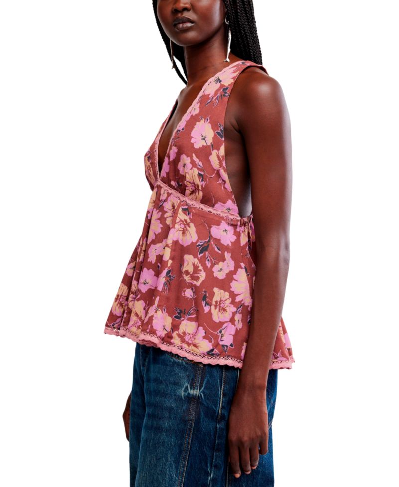 Women's Rome Printed V-Neck Tank Top