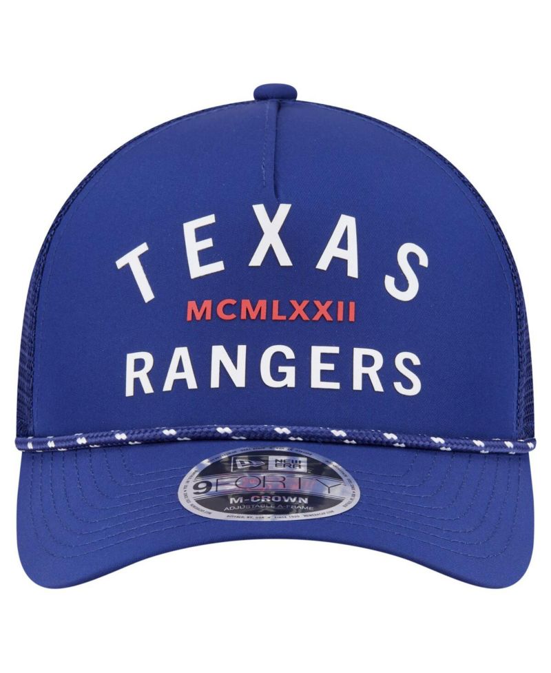 Men's Royal Texas Rangers Minimalist 9FORTY A-Frame Adjustable Hat