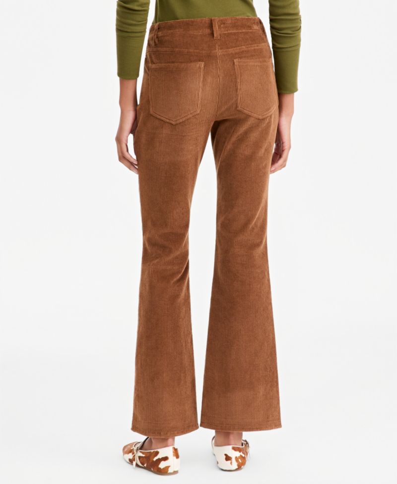 Petite Corduroy Flare Pants