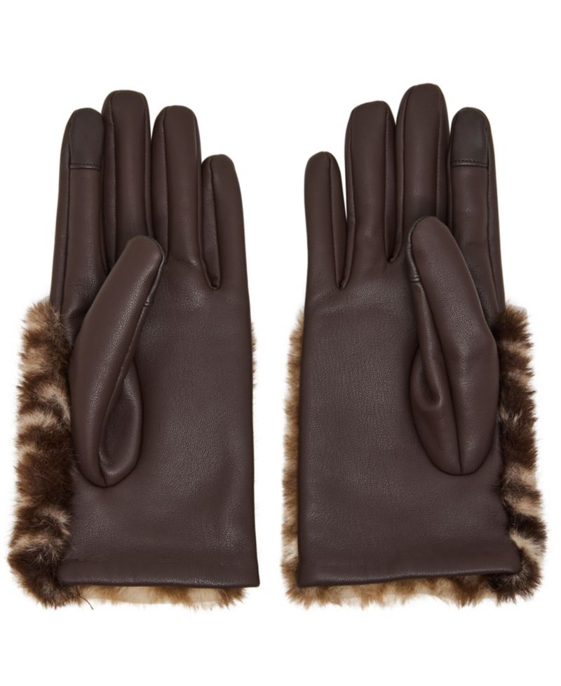 Women's Deer Print Polyester Gloves