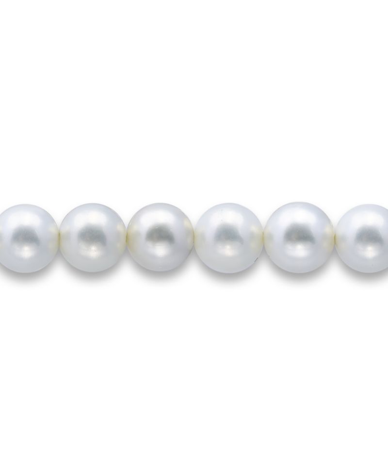 White Shell Pearl Stretch Bracelet