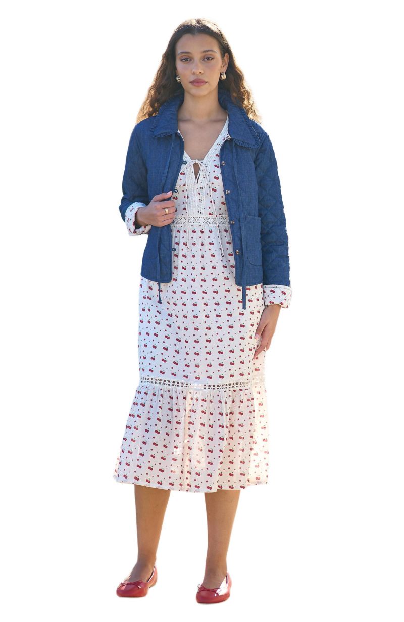 Women's Chambray Quilted Jacket