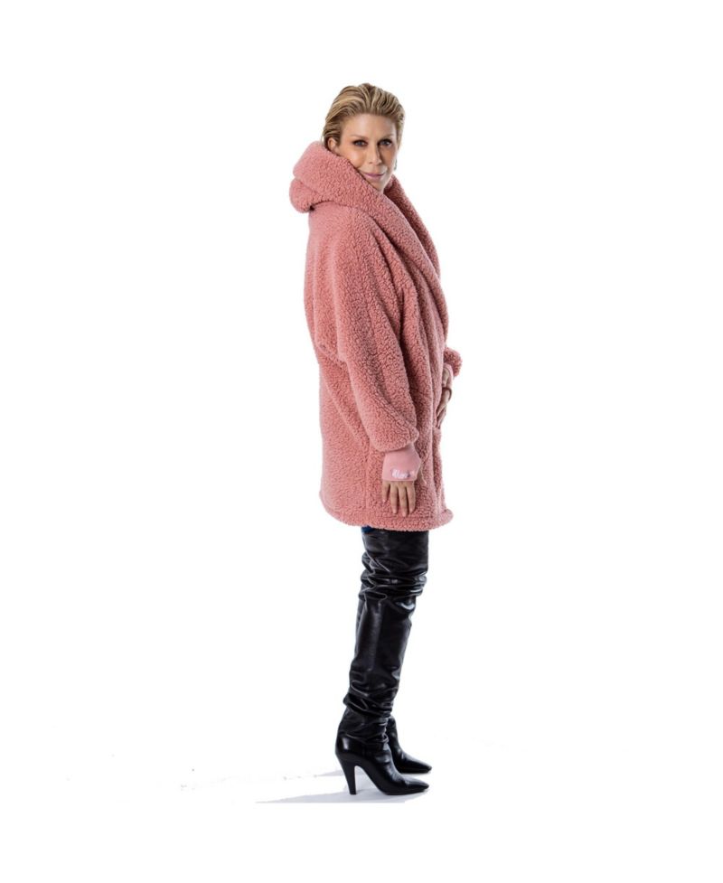 Men's and Women's The Best Lounger In The World Pink NBA Breast Cancer Awareness Oversized Front Button Lounger