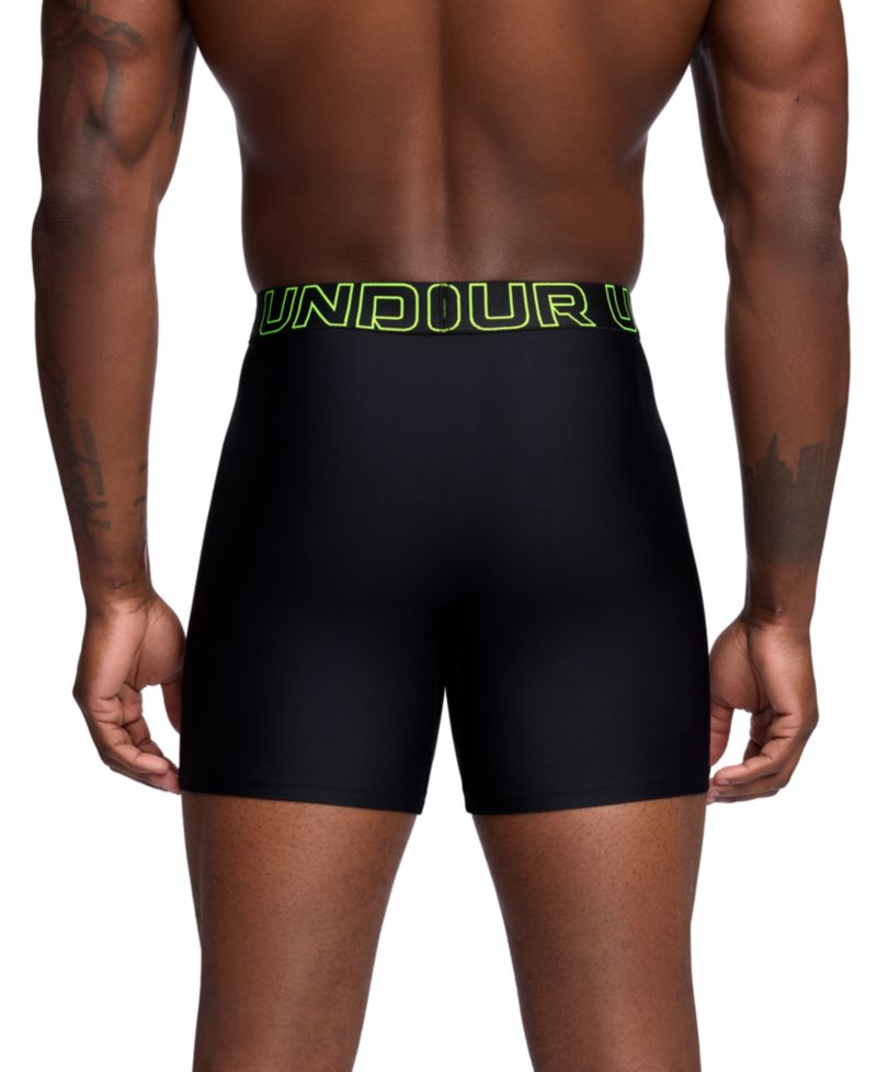 Men's Performance Tech Mesh Solid 6" Boxer Briefs - 3-pack