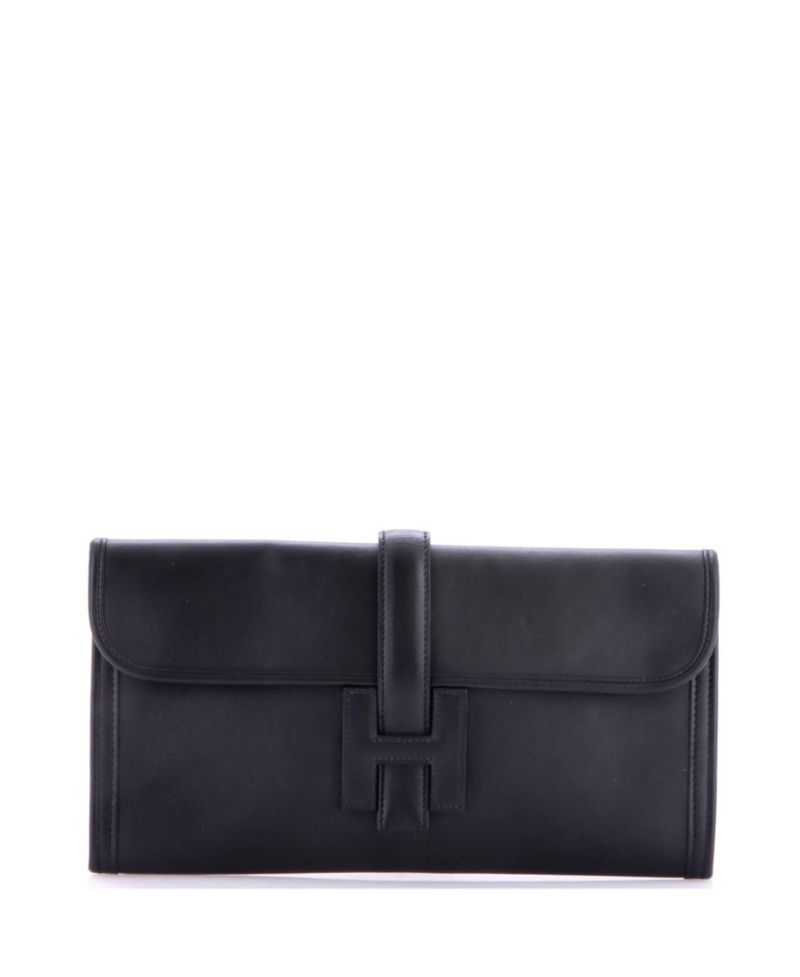 Pre-Owned Hermes 29 Jige Elan Clutch Swift