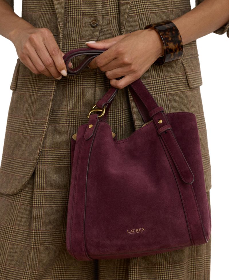 Tasha Small Suede Tote Bag