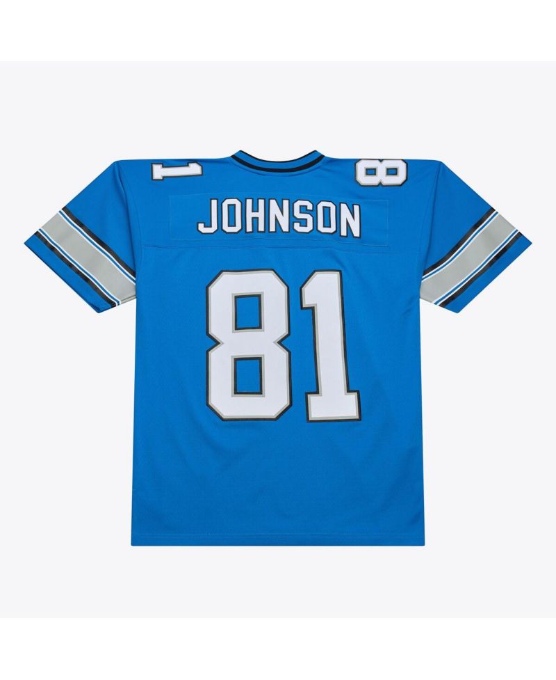 Men's Calvin Johnson Blue Detroit Lions 2007 Legacy Replica Jersey