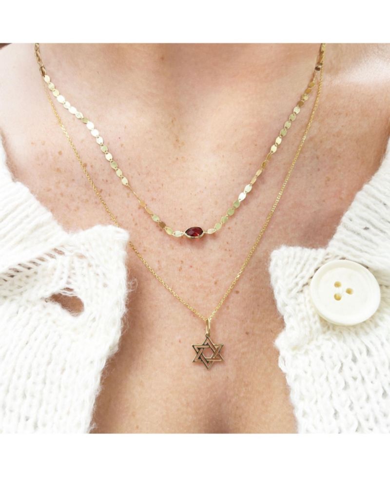 Double Star of David Necklace