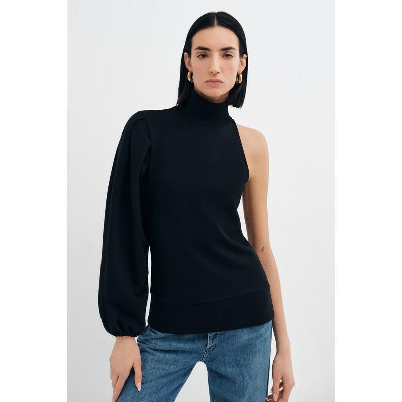 Women's Rhett One Voluminous Sleeve Asymmetric Casual Sweatshirt