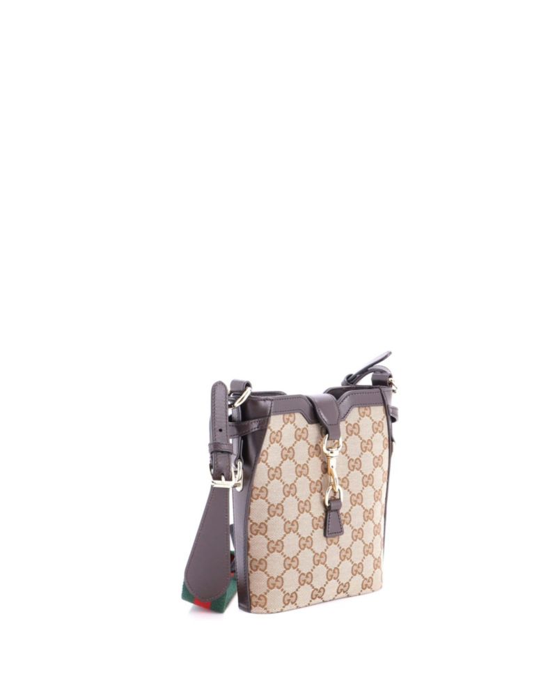 Mini Bucket Bag GG Canvas with Leather