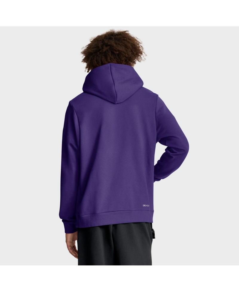 Men's Purple LSU Tigers 2025 Sideline Standard Issue Dri-FIT Hoodie