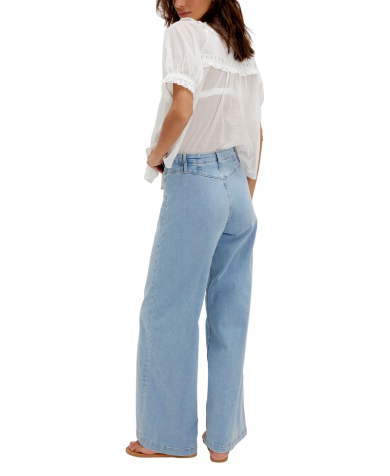 Women's We The Free Libre Front-Seam Wide-Leg Jeans