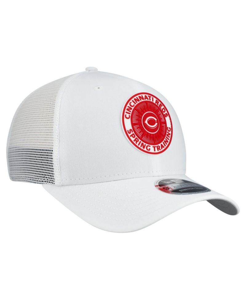 Men's White Cincinnati Reds 2026 Spring Training Fan Pack 9SEVENTY Adjustable Trucker Hat