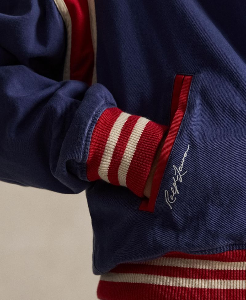 Men's Twill Bomber Jacket