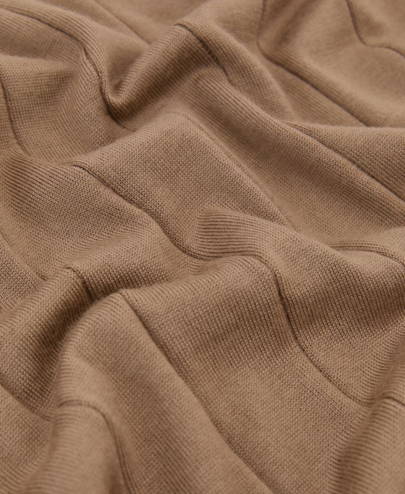 Men's Findlay Merino Wool Wide-Rib Half-Zip Sweater