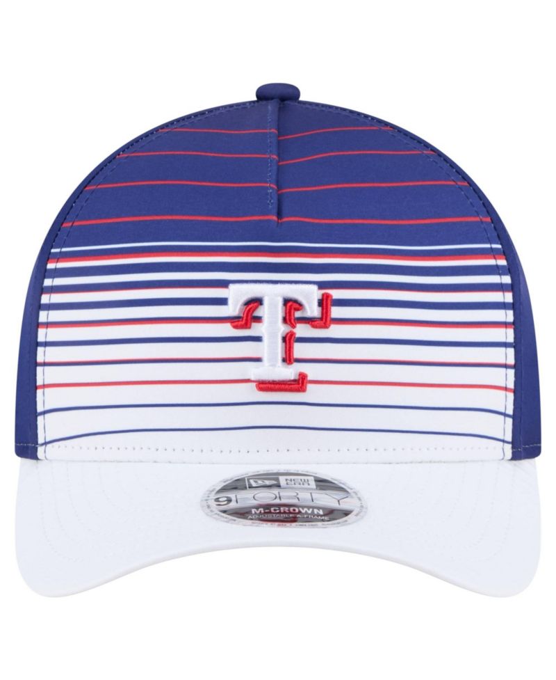 Men's Royal Texas Rangers Gradient 9FORTY M-Crown Adjustable Hat