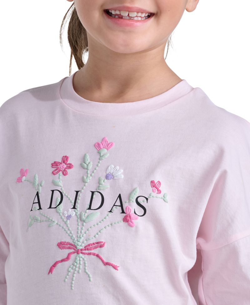 Girls' 2T-6X Long-Sleeve Sweatshirt and Pants, 2-Piece Set