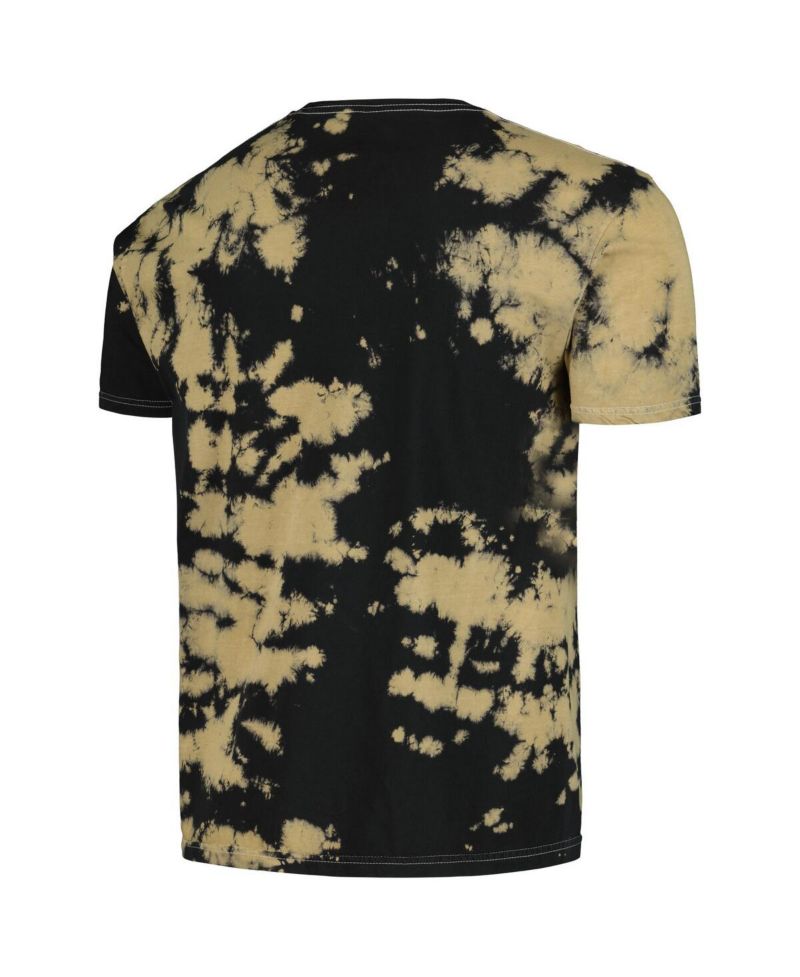 Men's Black Whitney Houston Collage Washed Graphic T-Shirt