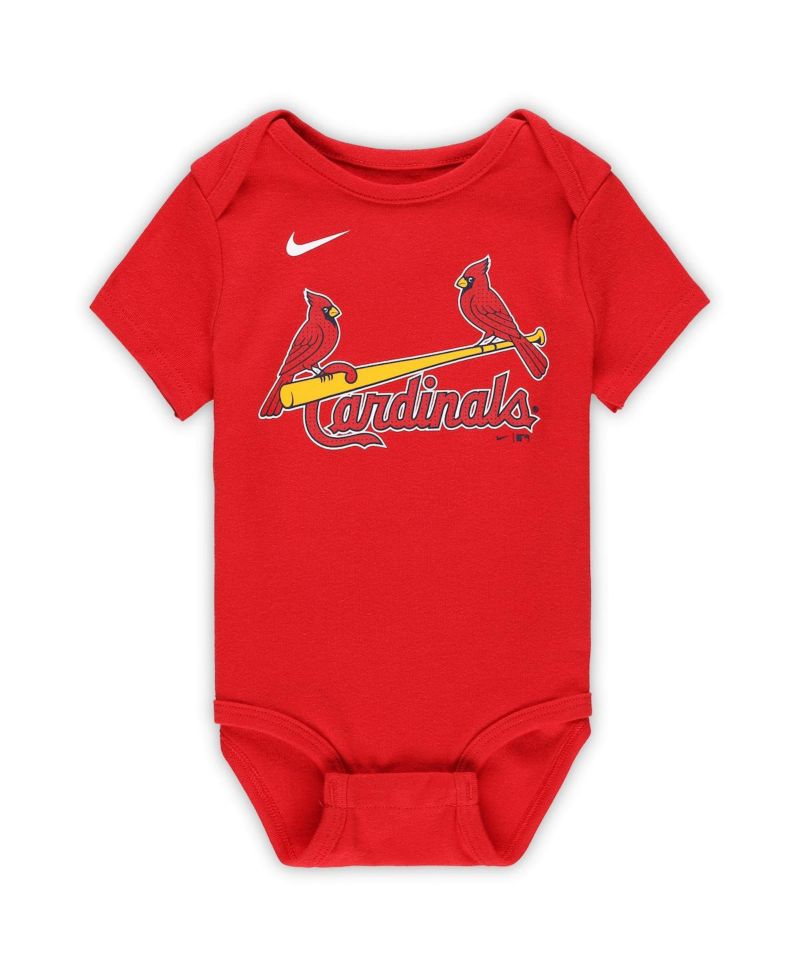 Baby Boys and Girls Nolan Arenado Red St. Louis Cardinals Fuse Name & Number Bodysuit