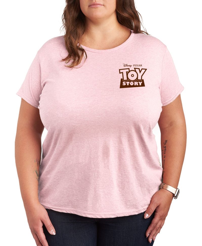 Plus Size Toy Story 4 Sheriff Woody Show Short-Sleeve Graphic T-Shirt