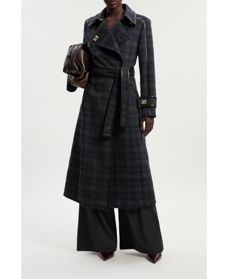 Women's Double Breasted Belted Midi Coat