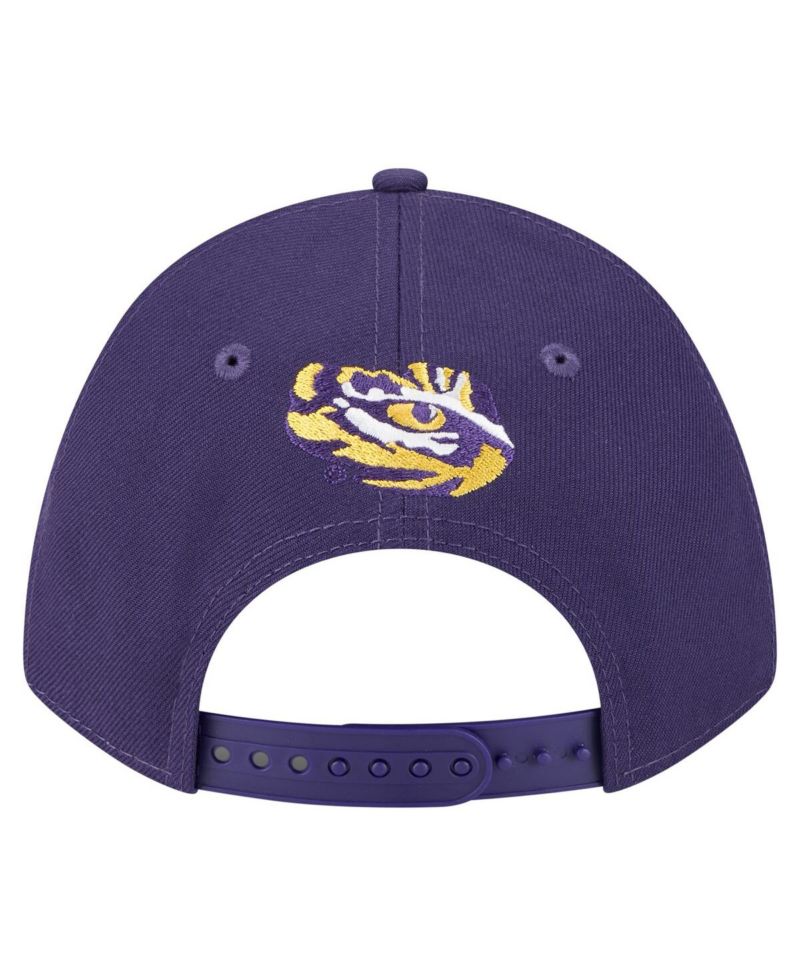 Men's Purple LSU Tigers Team Collective 9FORTY M-Crown Adjustable Hat
