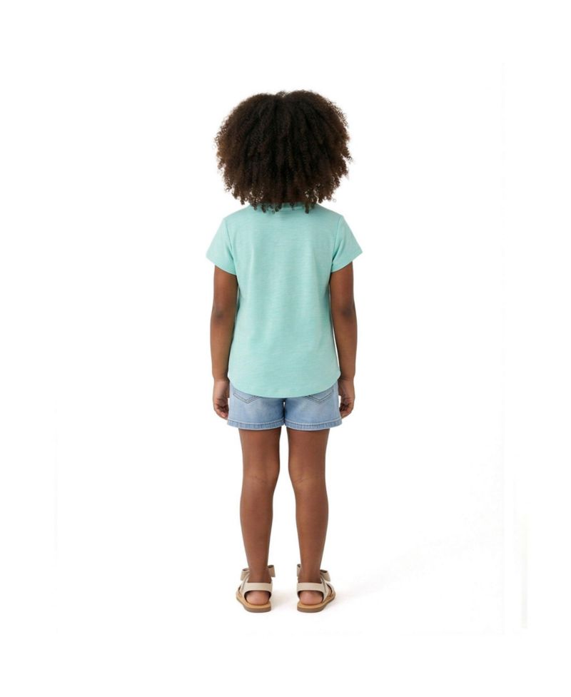 Toddler Girls 2T- 6X Sparkle Bloom Emroidered Tee