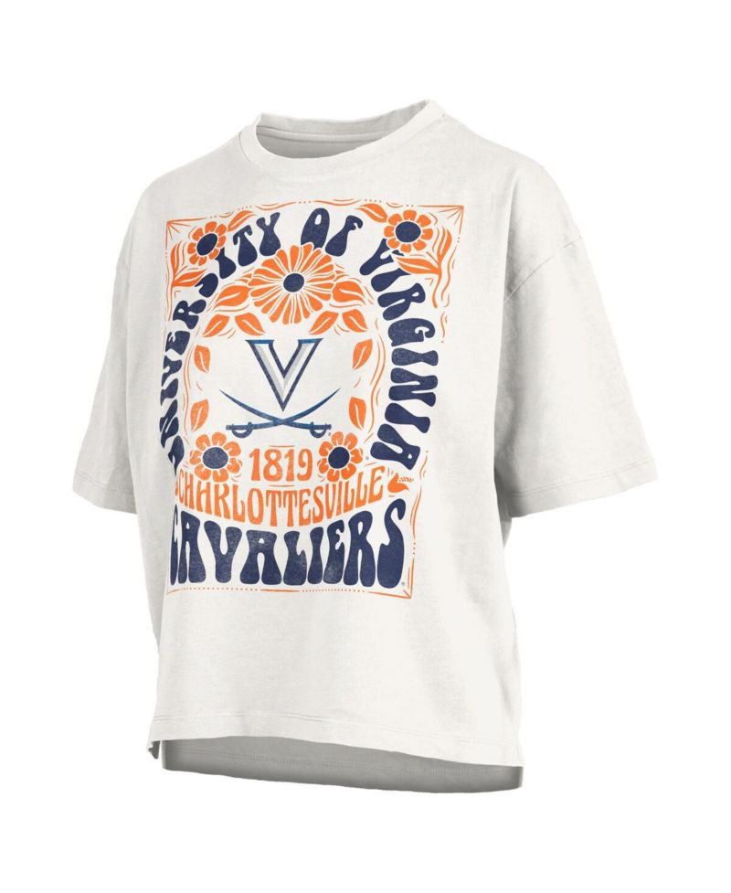Women's White Virginia Cavaliers Harmony Oversized T-Shirt