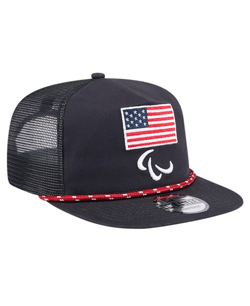 Men's Navy U.S. Paralympics the Golfer Trucker Adjustable Hat
