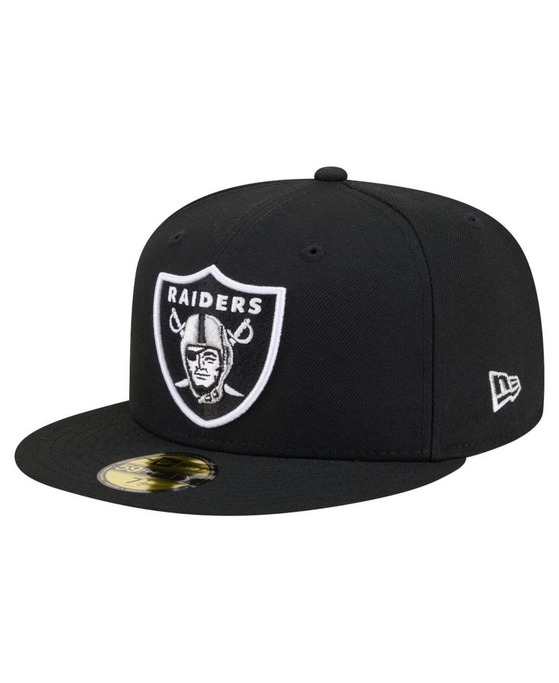 Men's Black Las Vegas Raiders 59FIFTY Fitted Hat