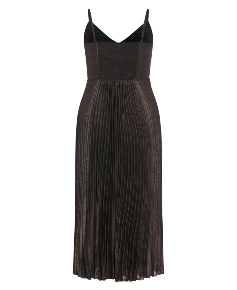 Women's Ariana Sparkle Pleat Maxi Dress