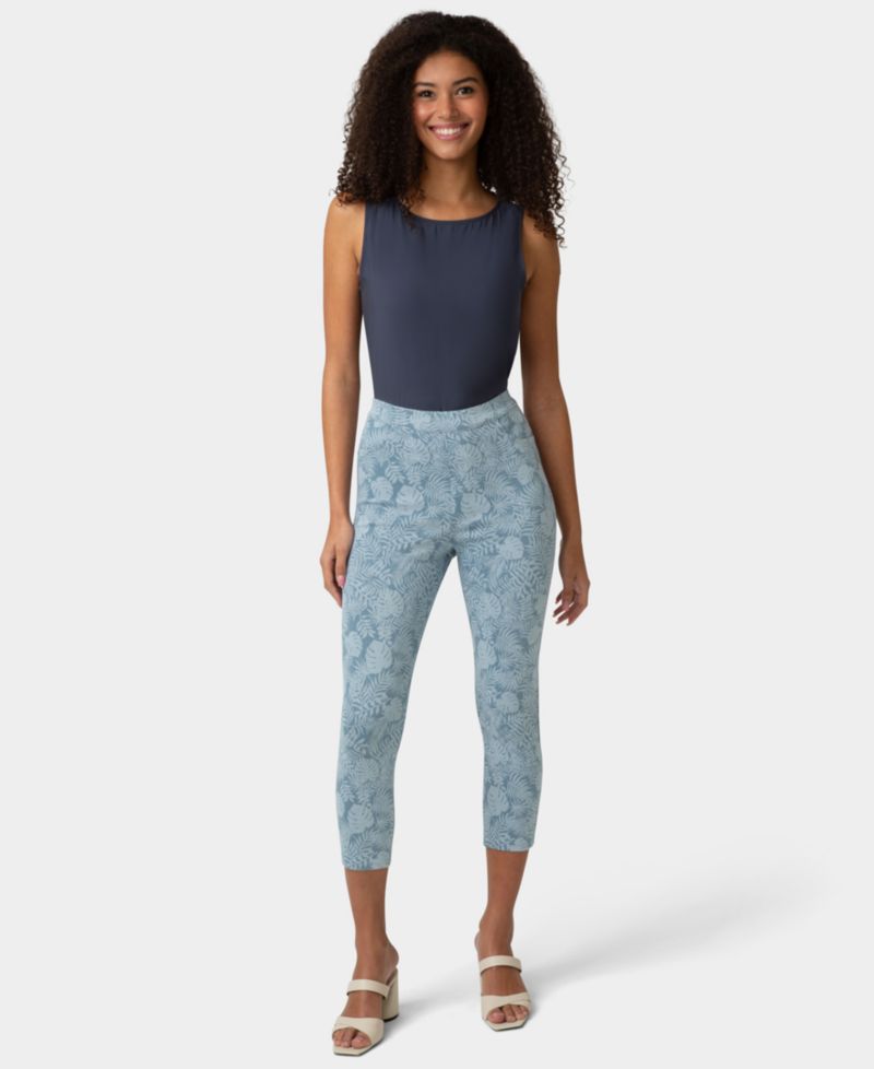 Women's Ultra Soft Denim High-Waist Capri Pant